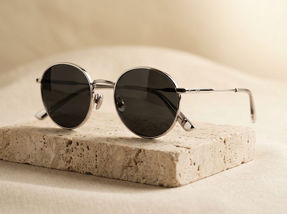 Architectural Round Sunglasses